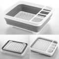 Multifunction  Bowl and Chopsticks Kitchen Fold Plastic Fruit Cleaning Storage Rack From direct factory